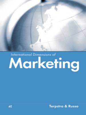 Book cover for International Dimensions of Marketing