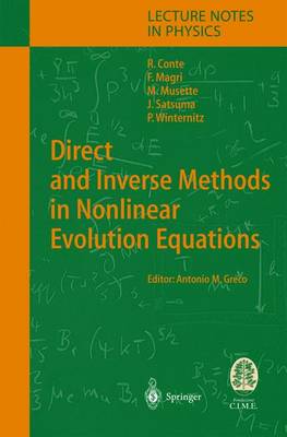 Cover of Direct and Inverse Methods in Nonlinear Evolution Equations