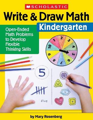 Book cover for Write & Draw Math: Kindergarten