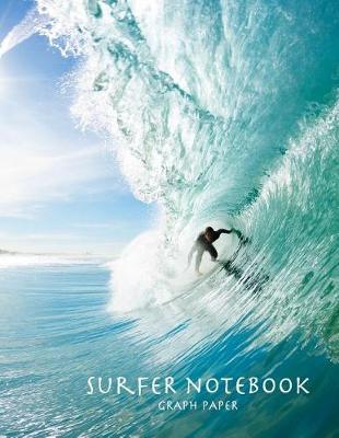 Book cover for Surfer Notebook Graph Paper