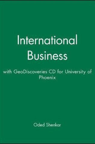 Cover of International Business with Geodiscoveries CD for University of Phoenix