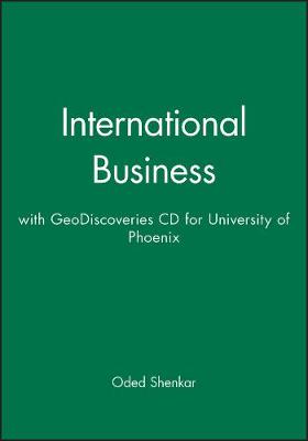 Book cover for International Business with Geodiscoveries CD for University of Phoenix