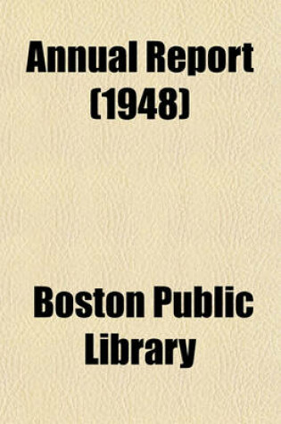 Cover of Annual Report (1948)