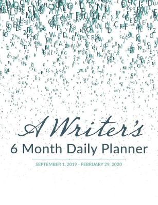 Book cover for A Writer's 6 Month Daily Planner