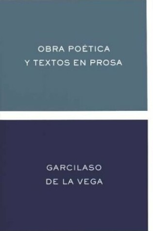 Cover of Obra Poetica y Textos En Prosa