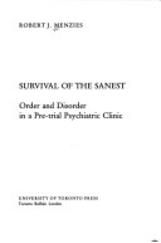 Cover of Survival of the Sanest