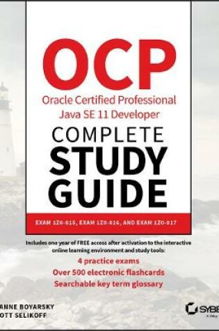 Cover of OCP Oracle Certified Professional Java SE 11 Developer Complete Study Guide