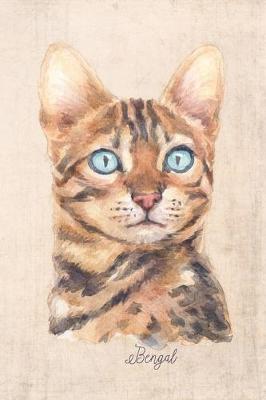Cover of Bengal Cat Portrait Notebook