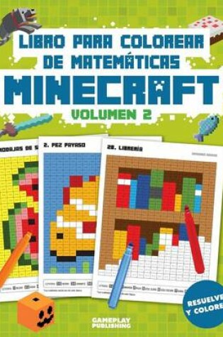 Cover of Libro Para Colorear de Matematicas Minecraft
