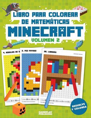 Book cover for Libro Para Colorear de Matematicas Minecraft