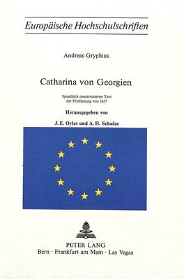 Book cover for Andreas Gryphius. Catharina Von Georgien