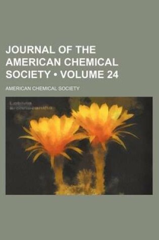 Cover of Journal of the American Chemical Society (Volume 24)