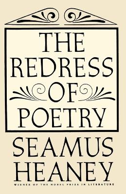 Book cover for The Redress of Poetry