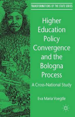 Cover of Higher Education Policy Convergence and the Bologna Process