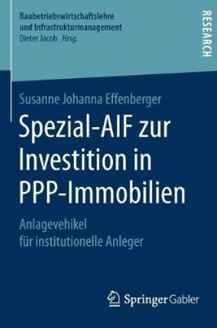 Cover of Spezial-AIF zur Investition in PPP-Immobilien