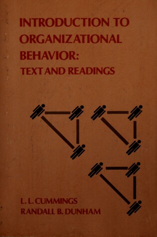 Cover of Introduction to Organizational Behaviour