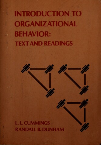 Book cover for Introduction to Organizational Behaviour