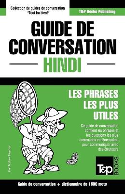 Book cover for Guide de conversation Francais-Hindi et dictionnaire concis de 1500 mots