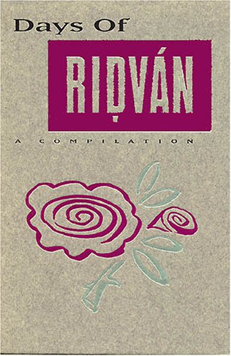 Book cover for Days of Ridvan