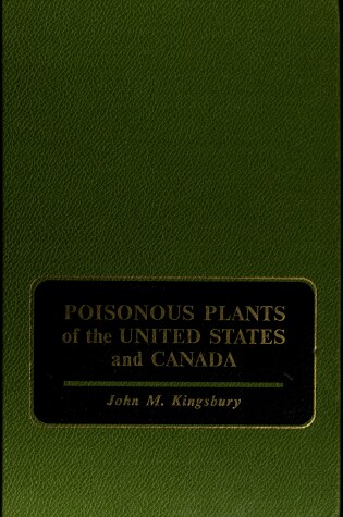 Cover of Poisonous Plants of United States and Canada