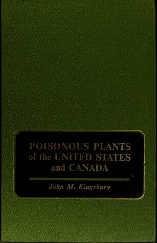 Book cover for Poisonous Plants of United States and Canada