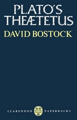 Book cover for Plato's Theaetetus