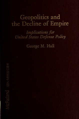 Cover of Geopolitics and the Decline of Empire