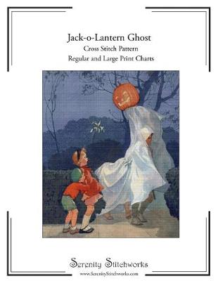 Book cover for Jack-o-Lantern Ghost Cross Stitch Pattern