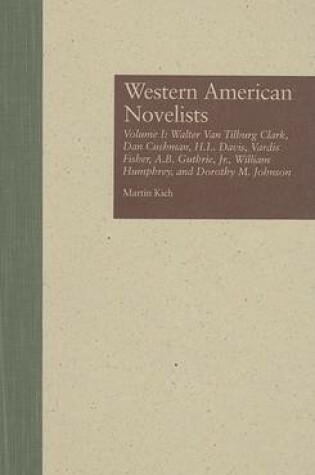 Cover of Western American Novelists