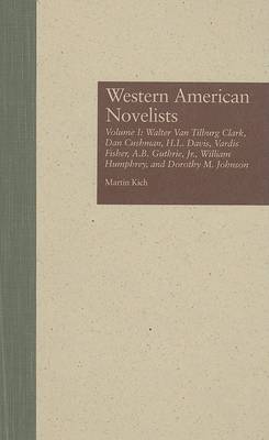 Book cover for Western American Novelists