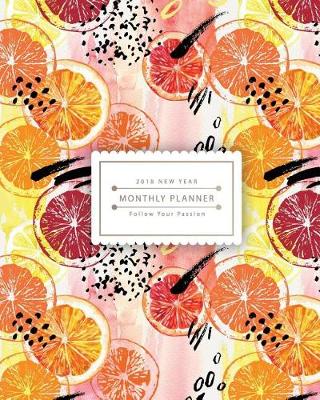 Book cover for 2018 New Year Monthly Planner