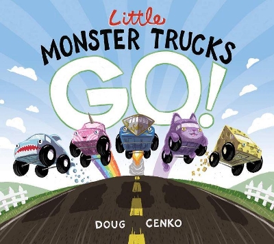 Book cover for Little Monster Trucks GO!