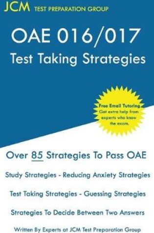 Cover of OAE 016/017 Test Taking Strategies