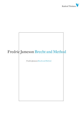 Cover of Brecht and Method