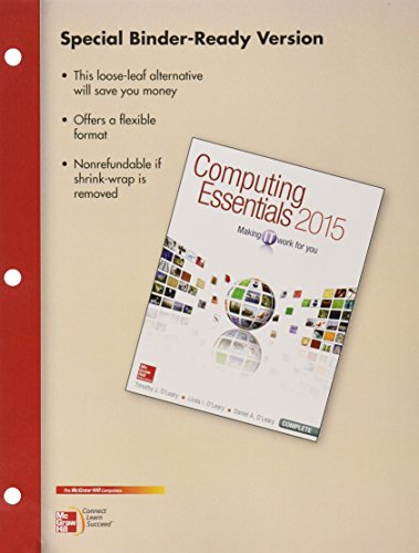 Book cover for Loose Leaf for Computing Essentials 2015 Complete with Connect Access Card