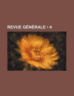 Book cover for Revue Generale (4)