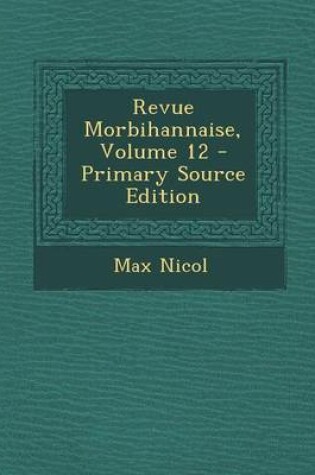 Cover of Revue Morbihannaise, Volume 12