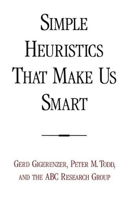 Book cover for Simple Heuristics That Make Us Smart