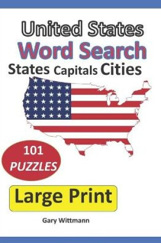 Cover of United States Word Search, States, Capitals, Cities