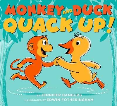 Book cover for Monkey and Duck Quack Up!