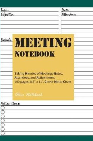 Cover of Meeting Notebook