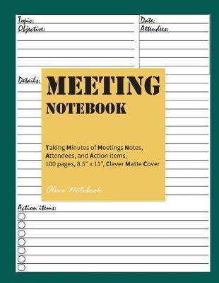 Book cover for Meeting Notebook