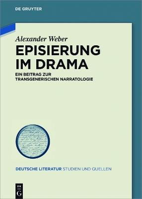 Book cover for Episierung im Drama