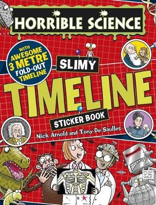 Book cover for Slimy Timeline Sticker Book