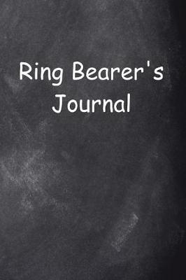 Cover of Ring Bearer's Journal Chalkboard Design