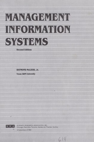 Cover of Management Information Systems