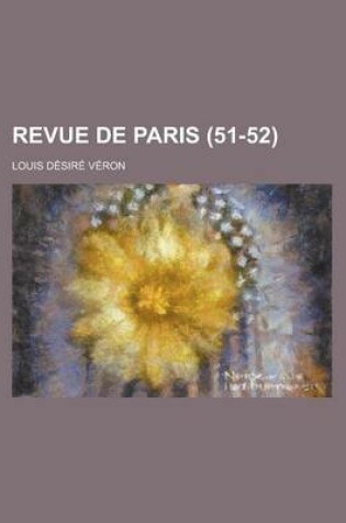 Cover of Revue de Paris (51-52)