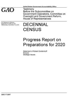 Cover of Decennial Census