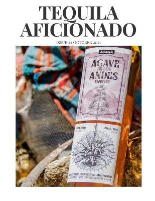 Book cover for Tequila Aficionado Magazine, October 2021