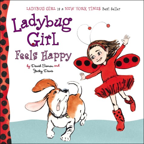 Book cover for Ladybug Girl Feels Happy